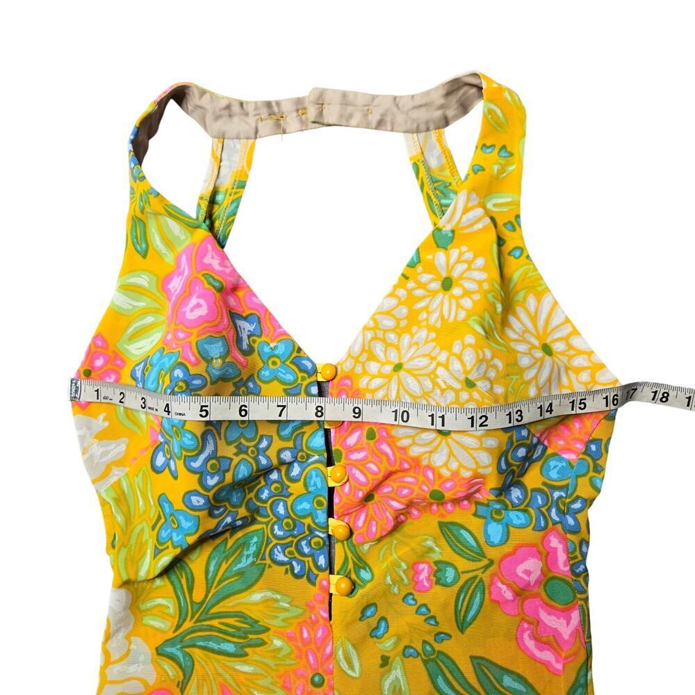 Cole of California Vintage One Piece Floral Swimsuit Size: M - Picture 5 of 14